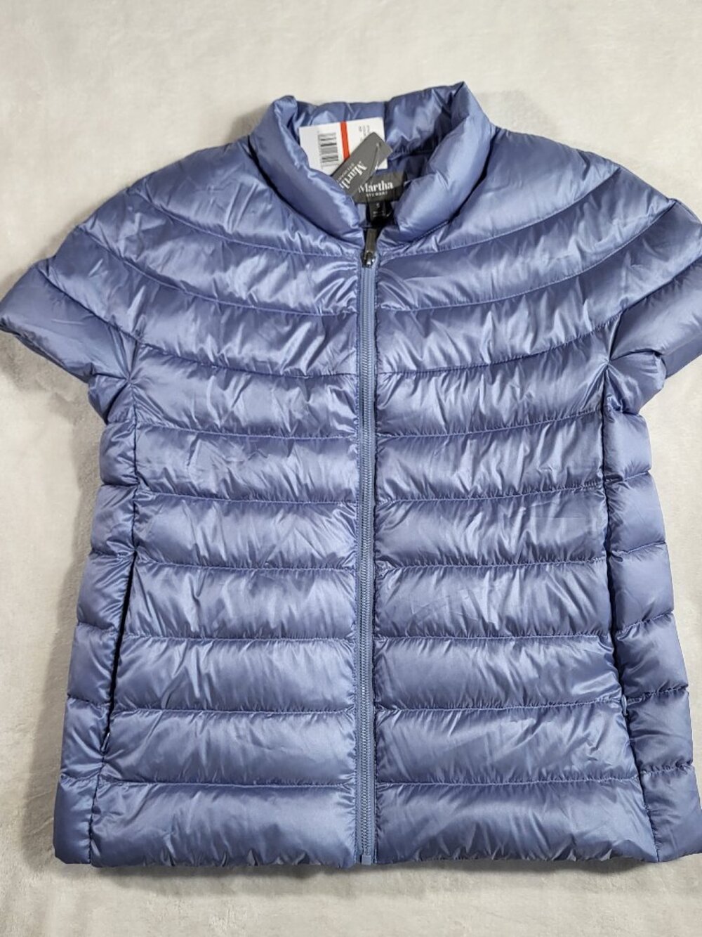 Martha Stewart Women's Short Sleeve Quilted Down Puffer Vest - Small / NWT - Picture 3 of 10